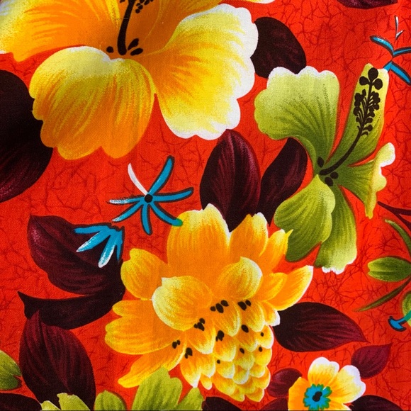 🌺Hawaiian Wedding Honeymoon Set Dress & Shirt 60s - Picture 16 of 16